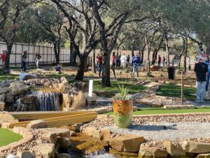 A fun mini golf outing for students at Cen-Tex Mini Golf in Georgetown, Texas